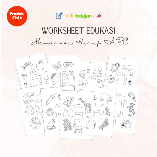 Mewarnai Huruf ABC (TK)