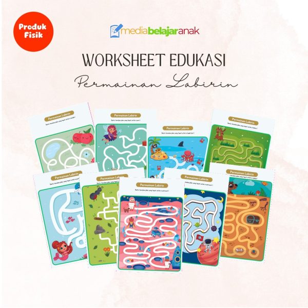 Worksheet Cerdas-Permainan Labirin