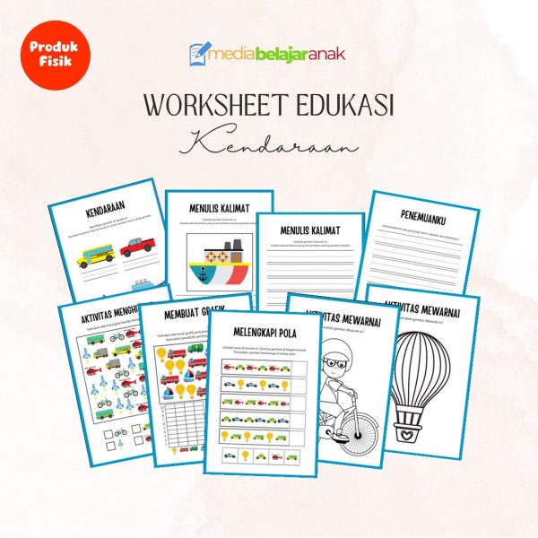 Lembar Aktivitas Anak - Kendaraan