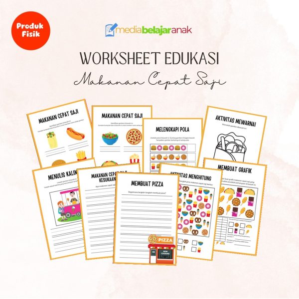 Lembar Aktivitas Anak - Makanan Cepat Saji