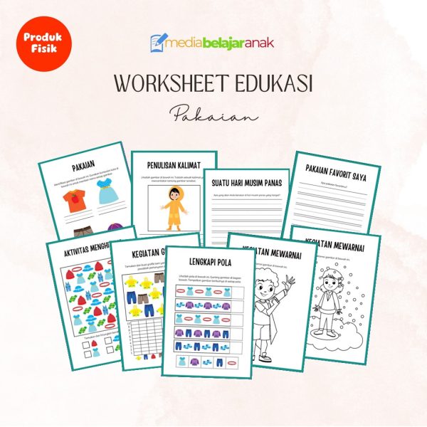 Lembar Aktivitas Anak - Pakaian