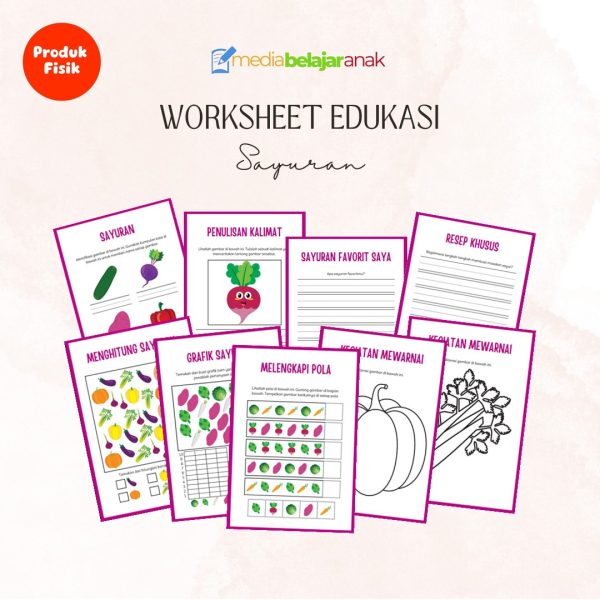 Lembar Aktivitas Anak - Sayuran
