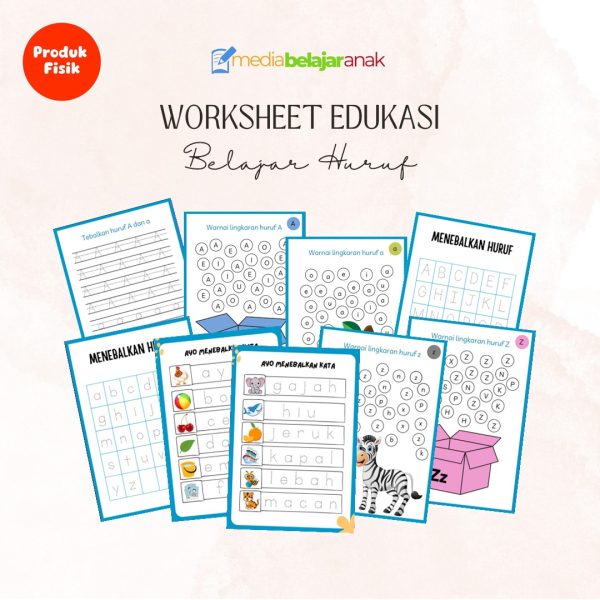 Lembar Aktivitas Anak - Belajar Huruf