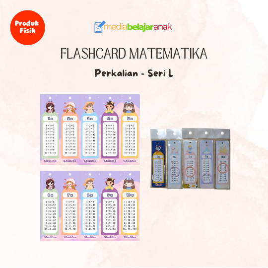 Flascard Perkalian Seri L