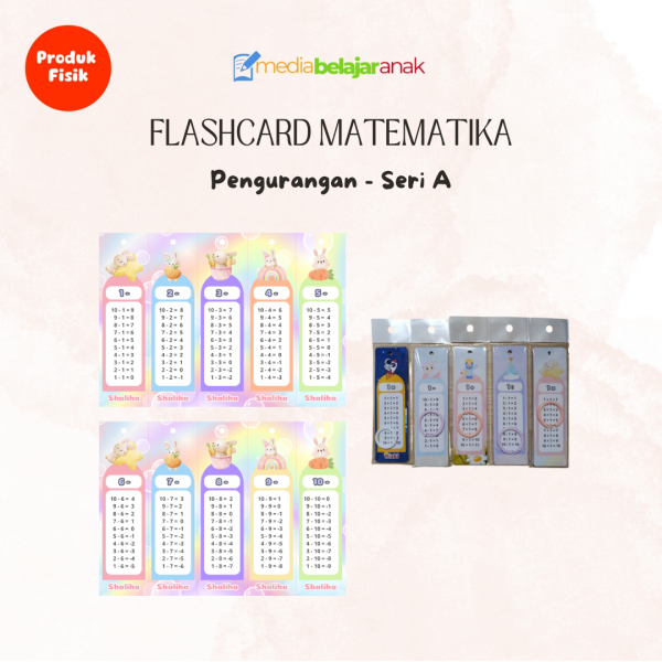 Flashcard Pengurangan Seri A