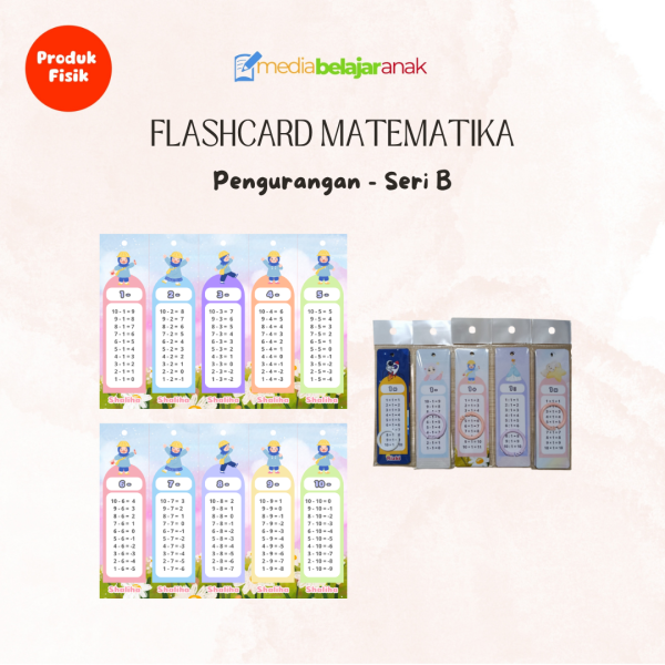 Flashcard Pengurangan Seri B