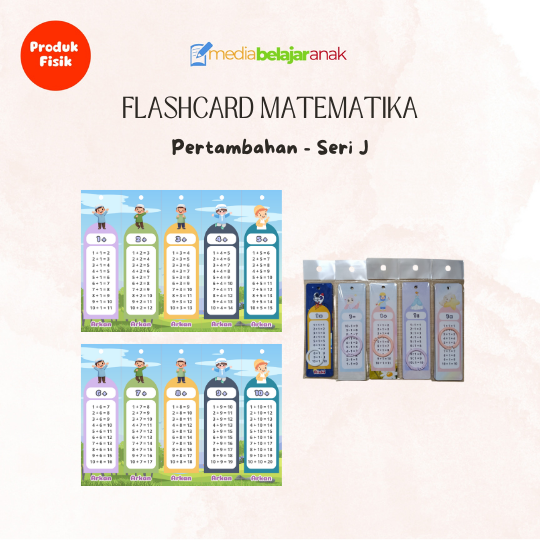 Flashcard Pertambahan Seri J